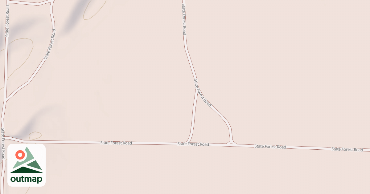 Map of General C.C. Andrews State Forest Trails