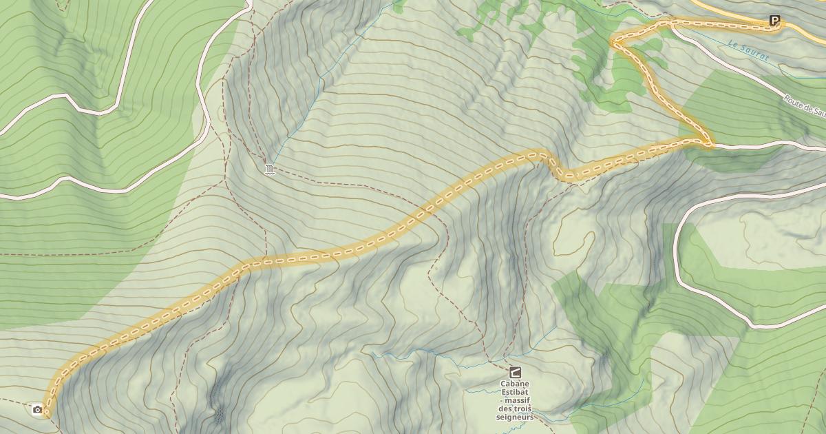 Map preview of Pic d'Estibat — Grabet