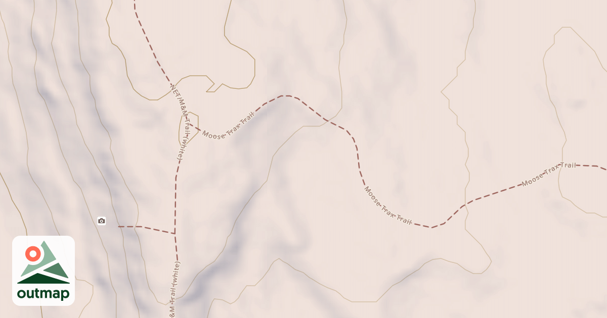 Map of Moose Track Trail