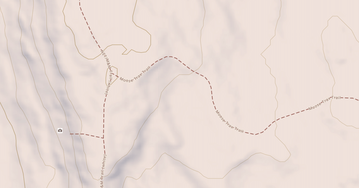 Map preview of Moose Track Trail