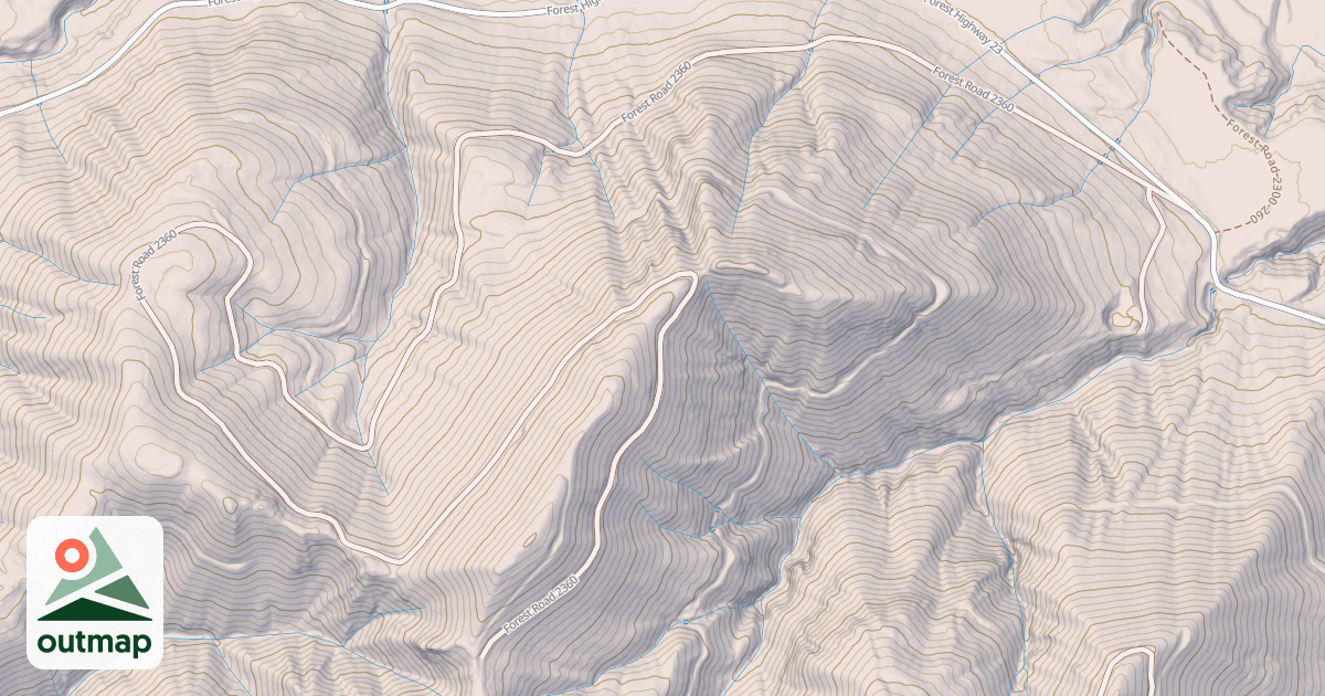 Map of V1040