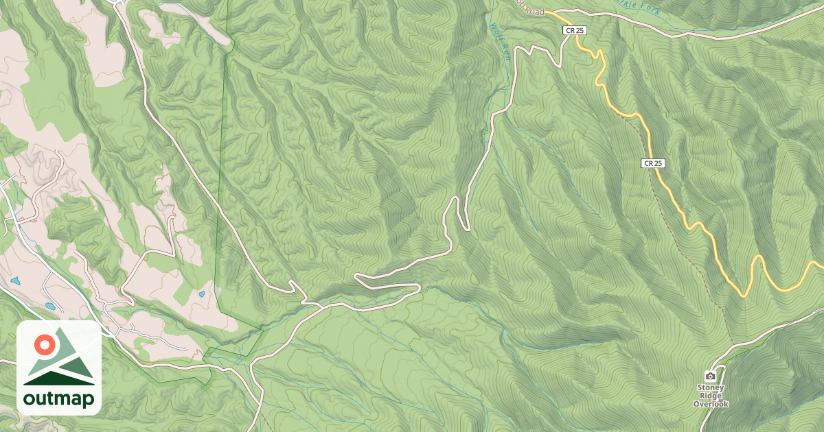 Map of STONEY RUN