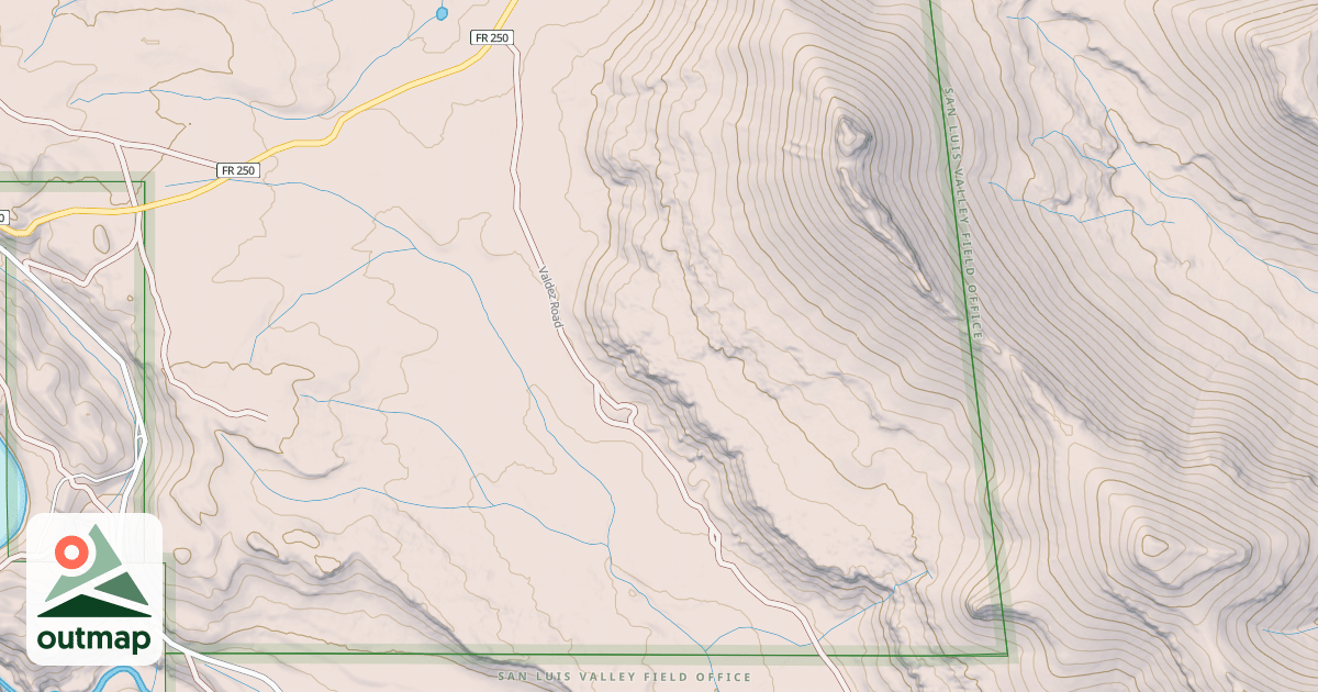 Map of VALDEZ