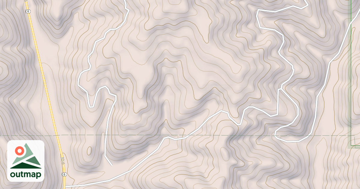 Map of UPPER E FK MEADOW CR