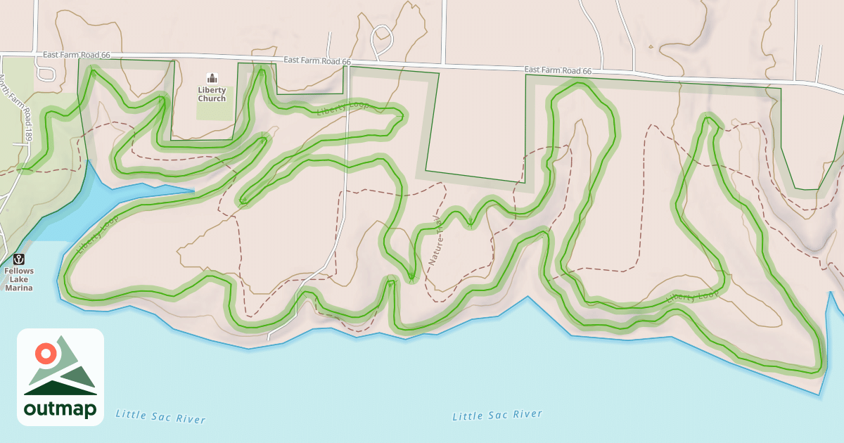 Map of Liberty Loop