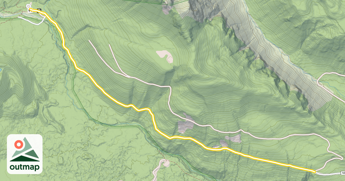 Map of Forest Road 13