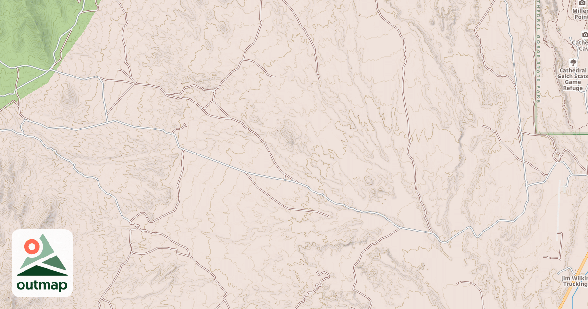 Map of Access Route
