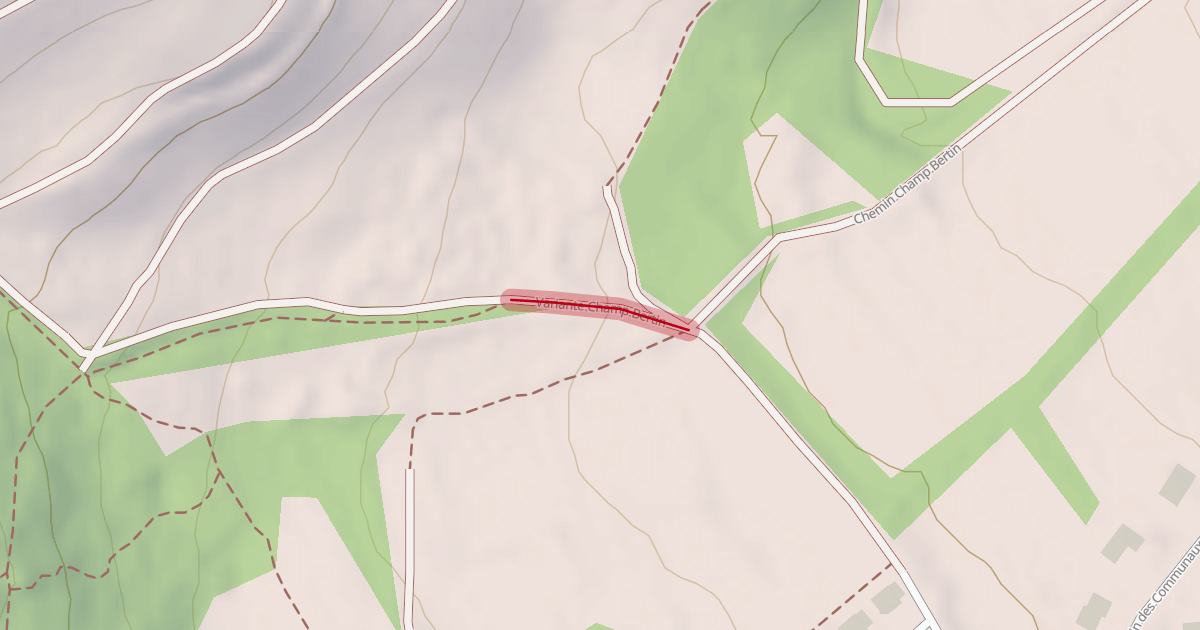 Map preview of Variante Champ Bertin