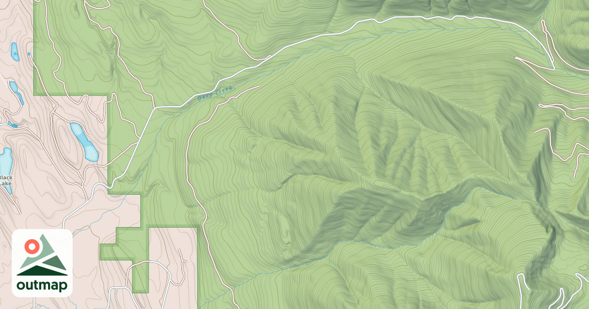 Map of DEEP CREEK
