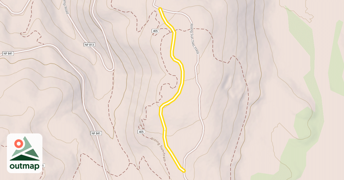 Map of Mack's Loop
