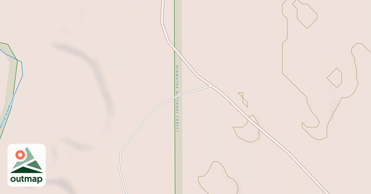 Map of HOUGH SPUR A