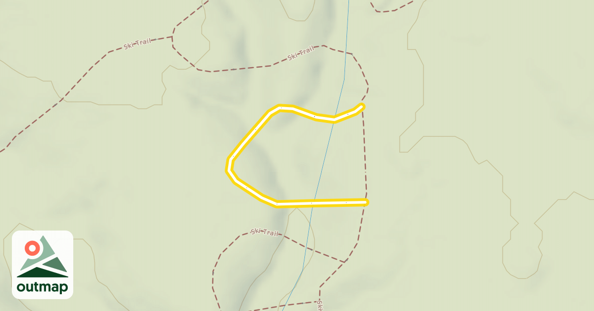 Map of Ski Trail