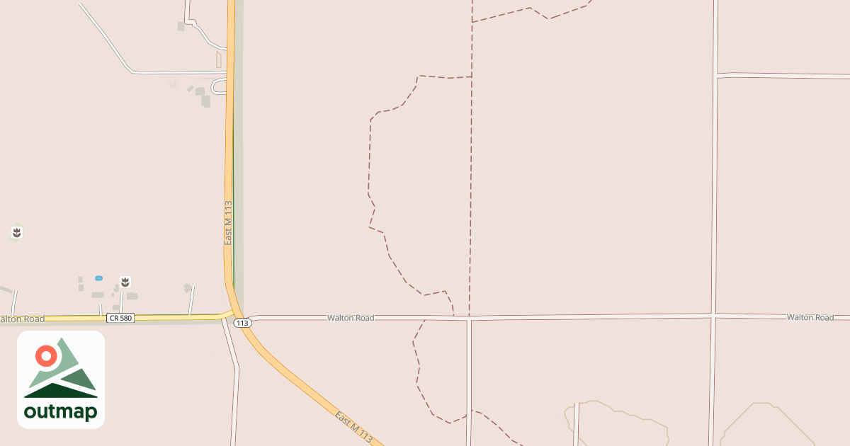 Map of Grand Traverse Motorcycle Trail