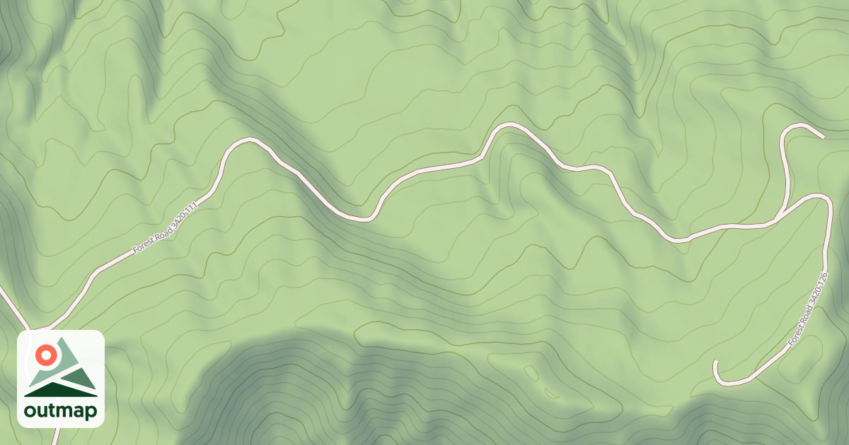 Map of USFS Motor Vehicle Use Map Roads {63ED96F1-BED1-4526-9A23-E880DCC654E3}