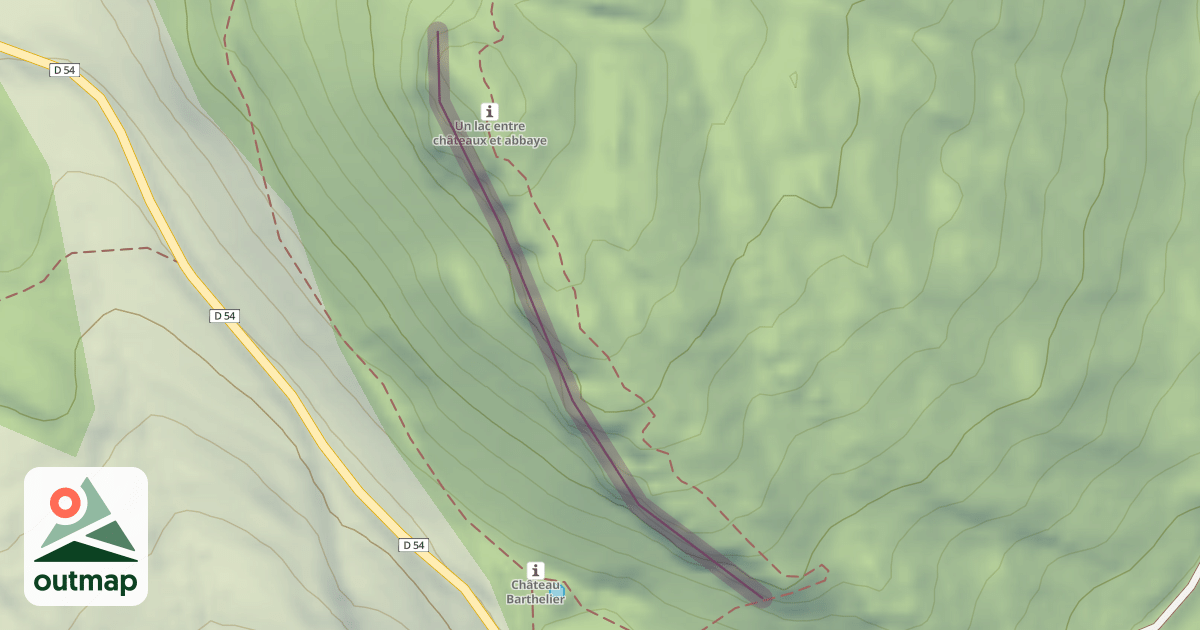 Map of Château Barthelier