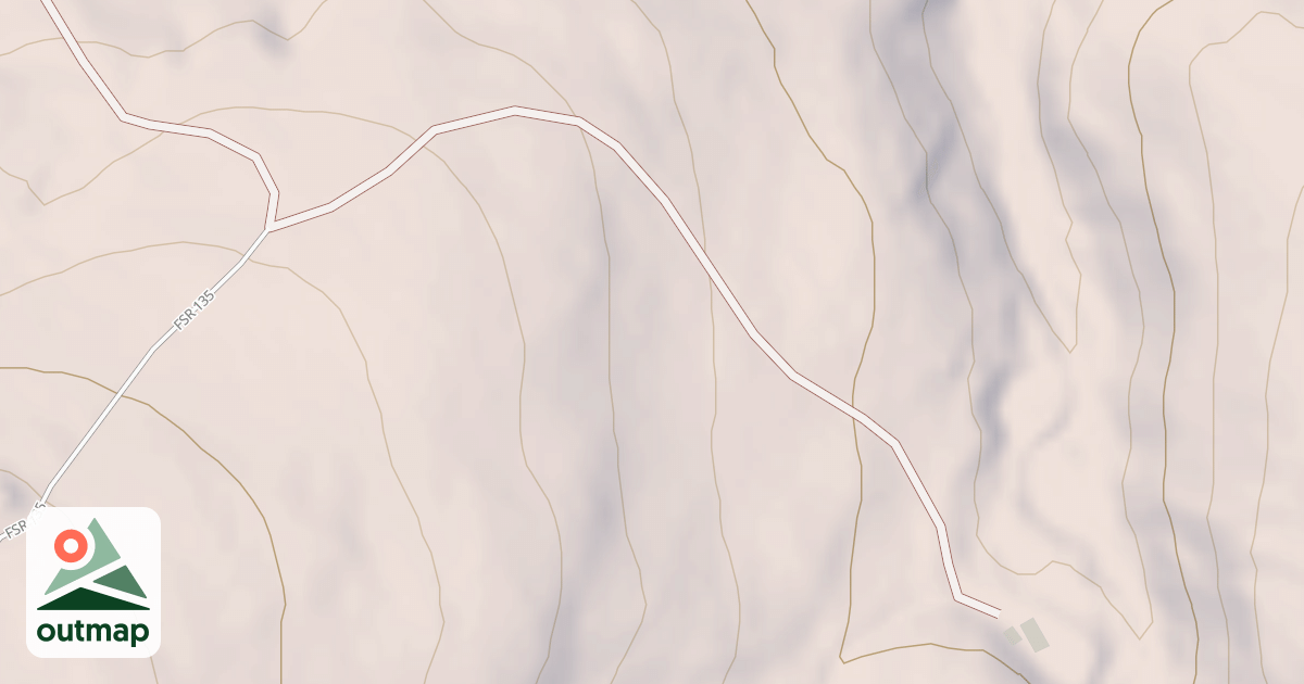 Map of FULLER COW CAMP