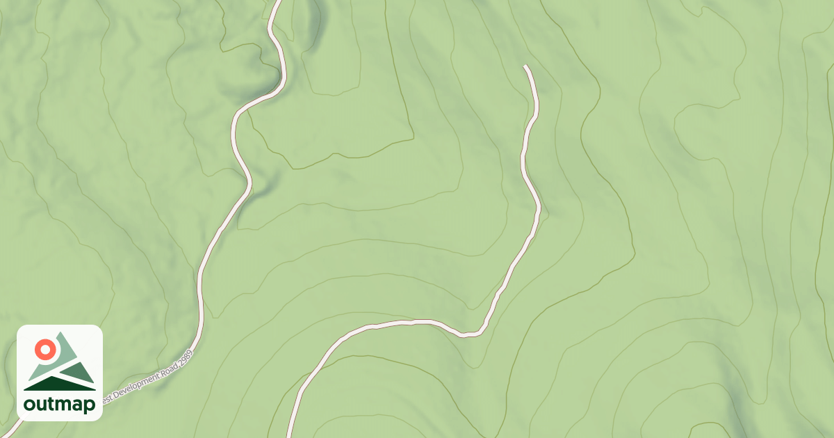 Map of GERGEN CREEK B