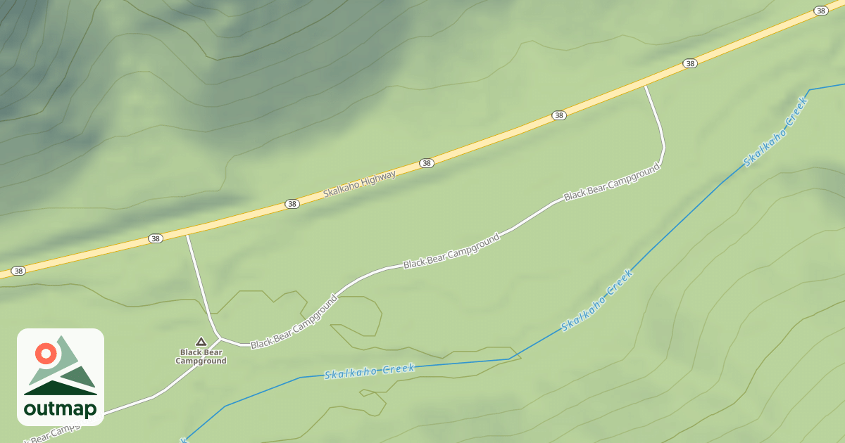 Map of (FDR) BLACK BEAR CAMPGROUND