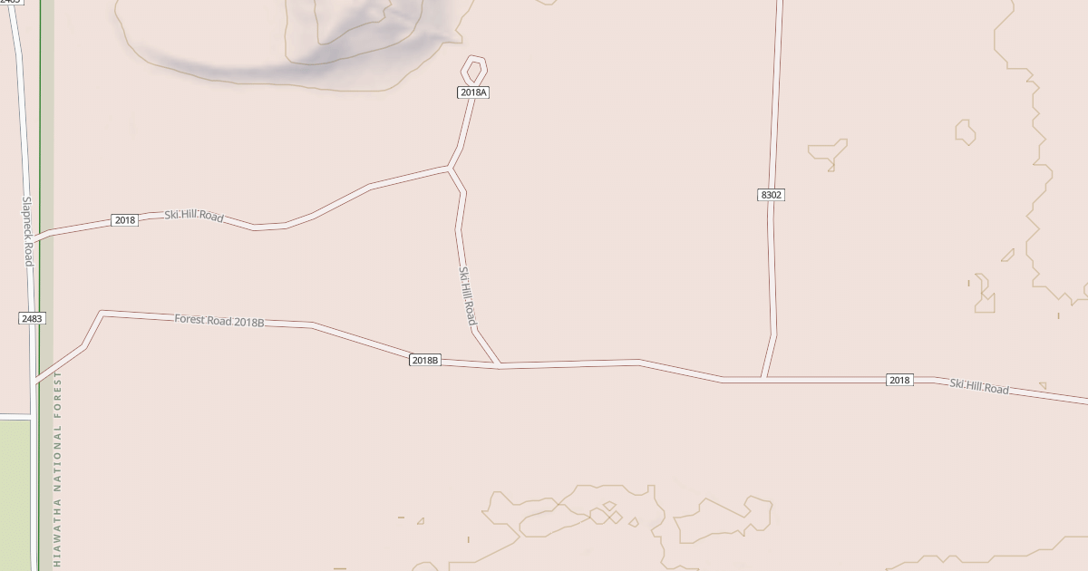 Map preview of SKI HILL