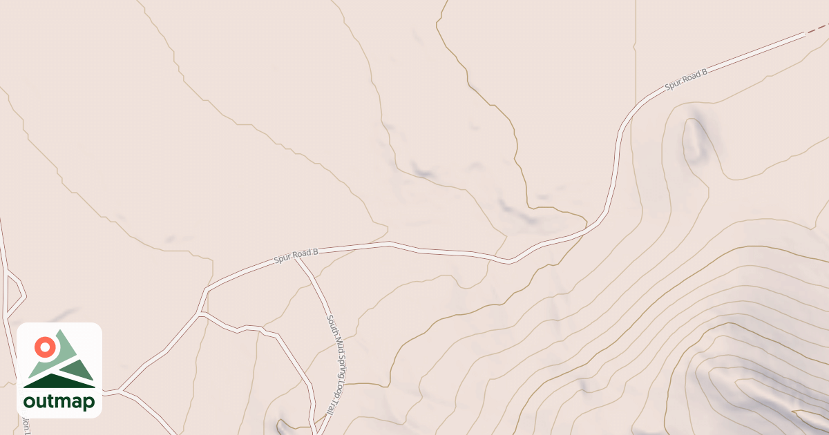 Map of SPUR ROAD B