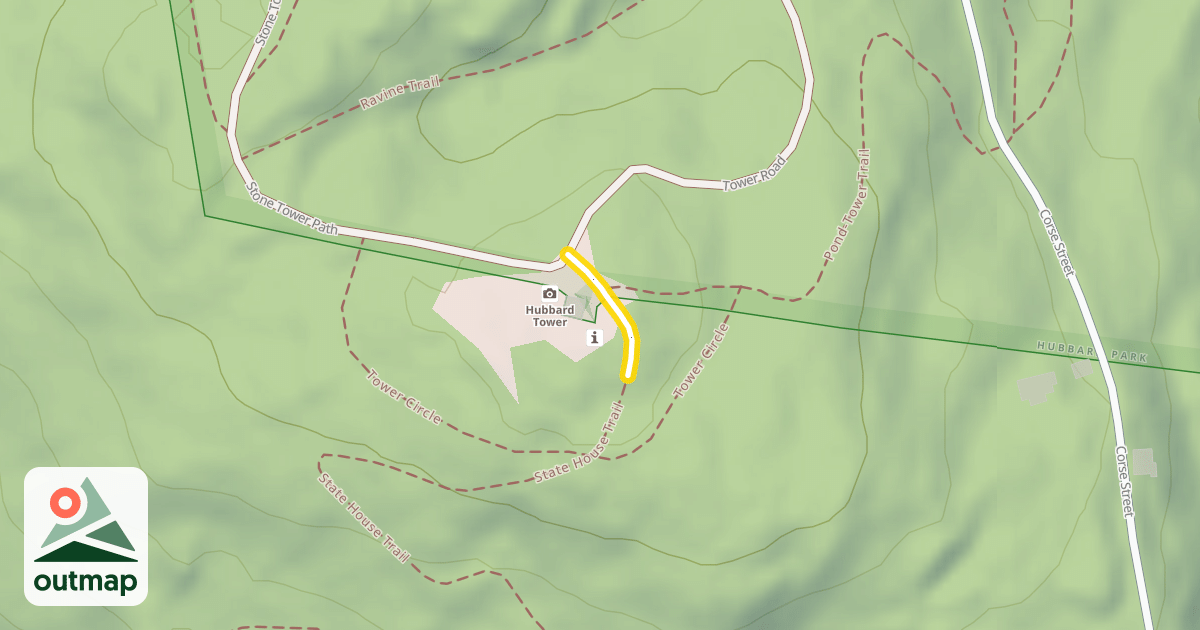 Map of State House Trail