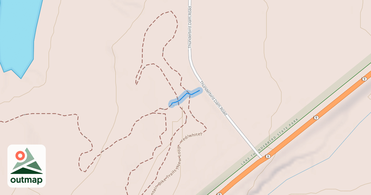 Map of Clear Bay Mountain Bike Trails
