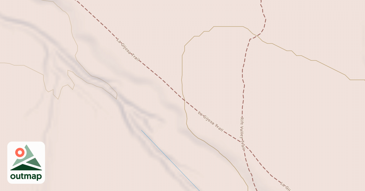 Map of La Gijosa Trail