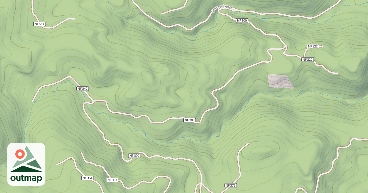 Map of USFS Motor Vehicle Use Map Roads {050179BE-5C65-4B75-8FC3-19B709A0ED0C}
