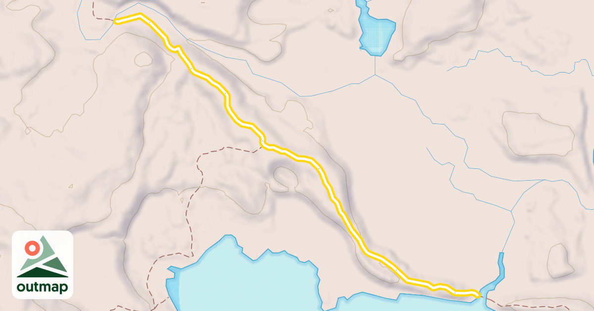 Map of Pleasant River Trail