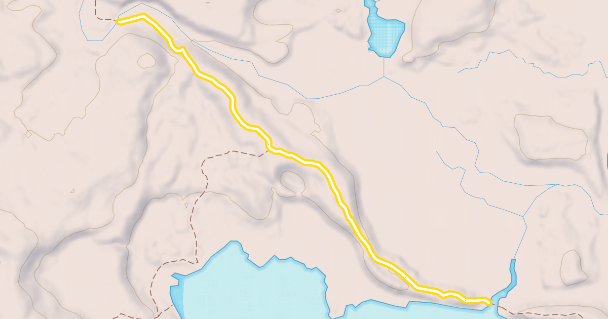 Map preview of Pleasant River Trail