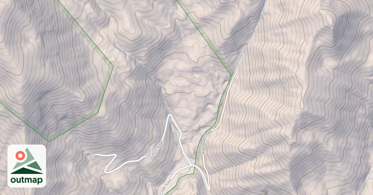 Map of ROCK BRANCH ROAD