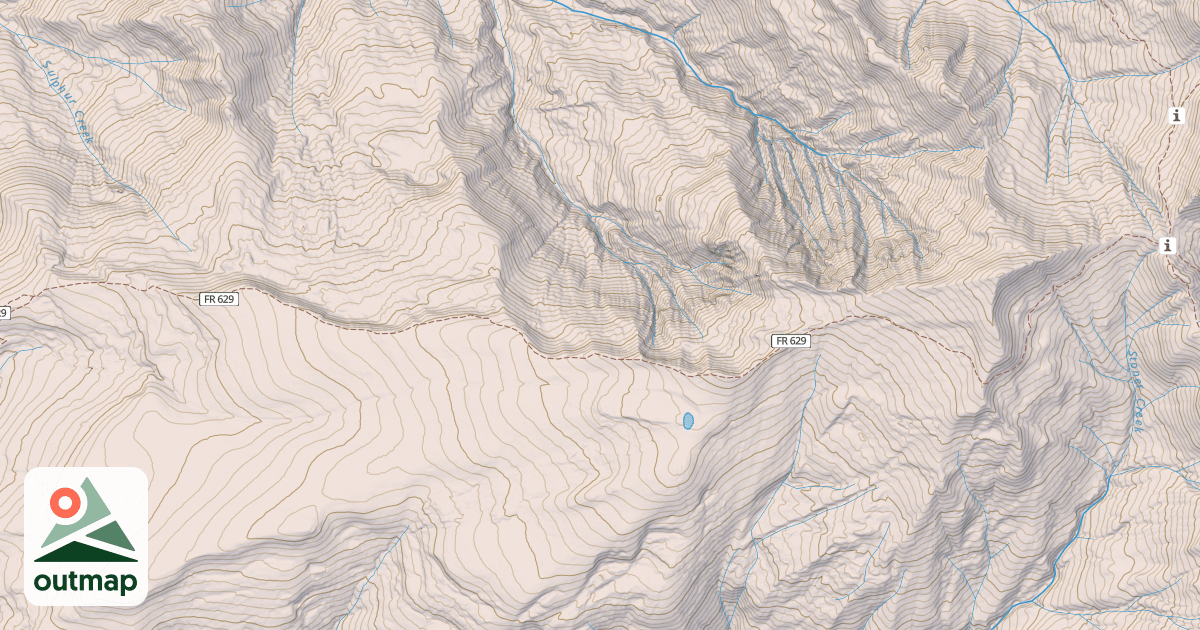 Map of Eagle Peak