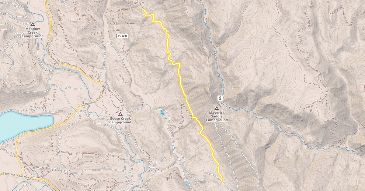 Map preview of Forest Road 6104