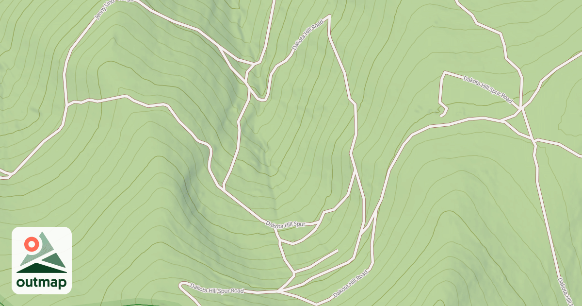 Map of DAKOTA HILL