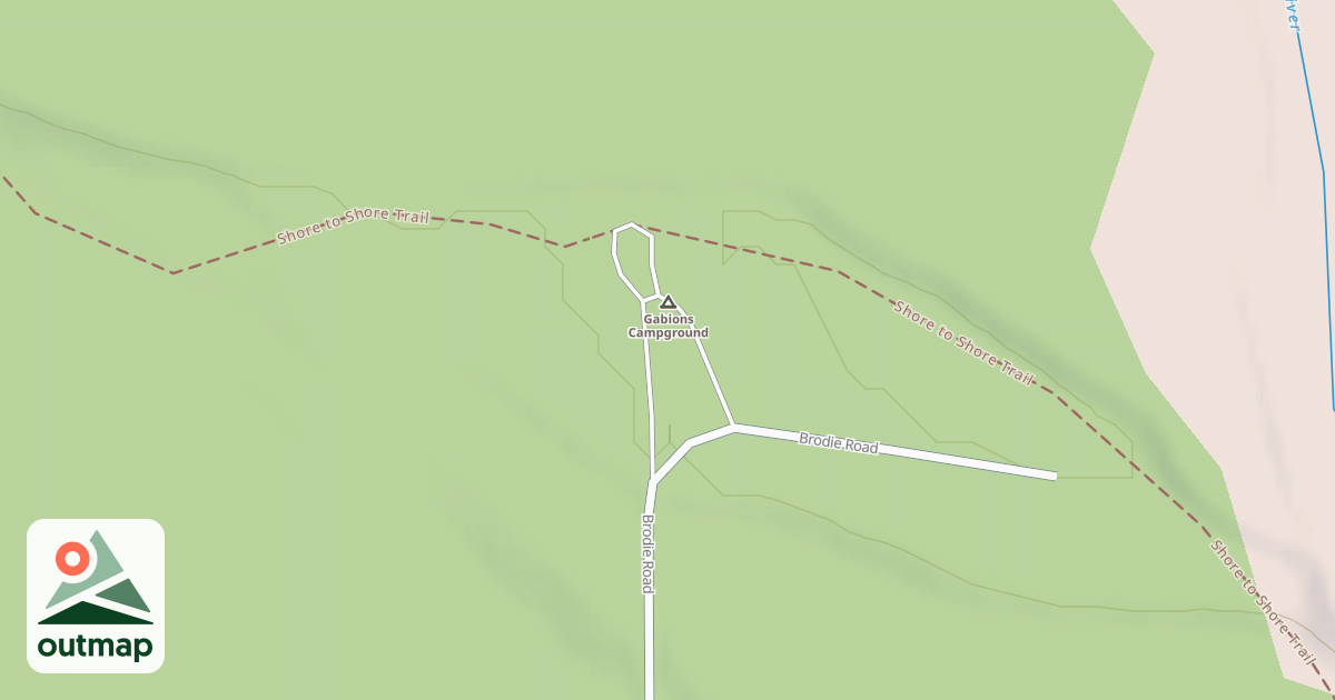 Map of GABION CAMPGROUND