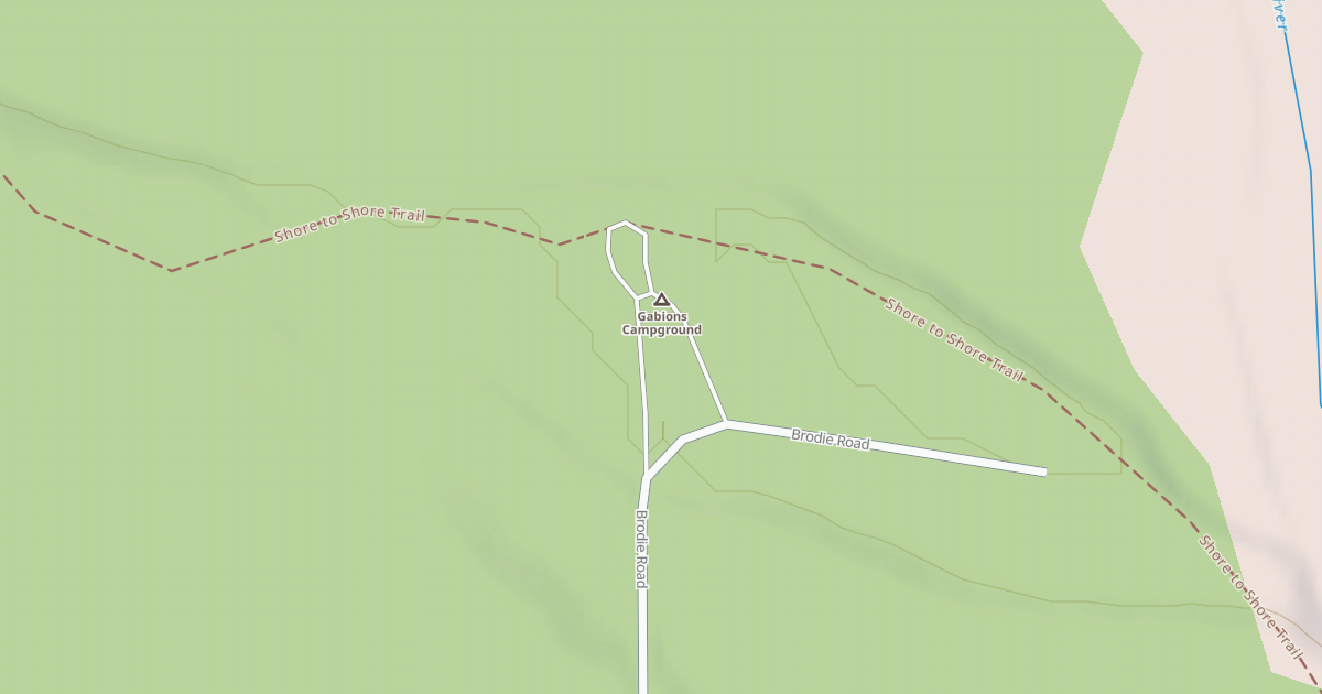 Map preview of GABION CAMPGROUND