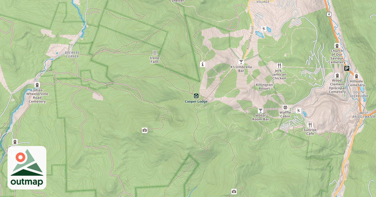 Map of Appalachian National Scenic Trail