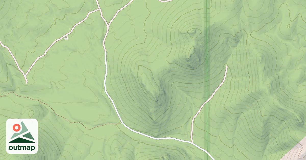 Map of NORTH MINE SHAFT TRAIL