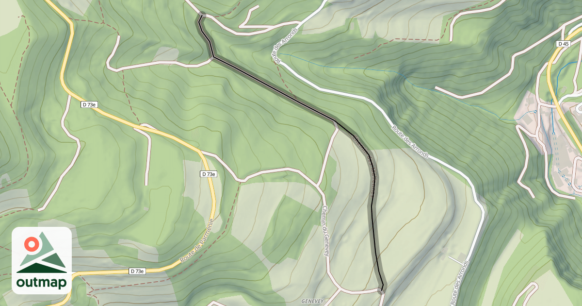 Map of Chemin des Mallennes