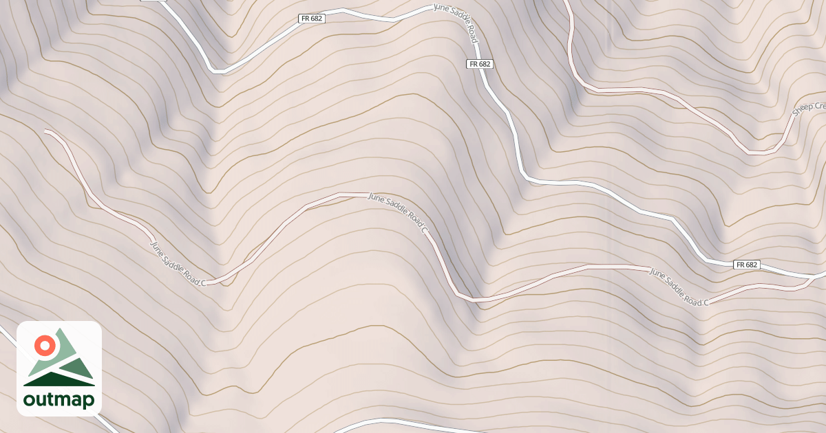 Map of JUNE SADDLE C
