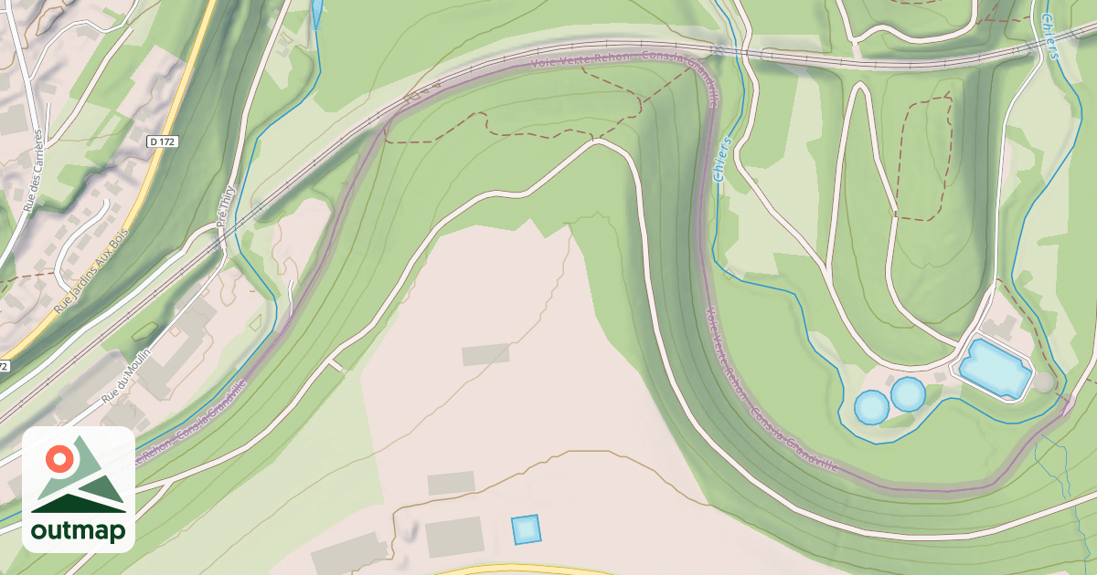 Map of Voie Verte Rehon - Cons-la-Grandville
