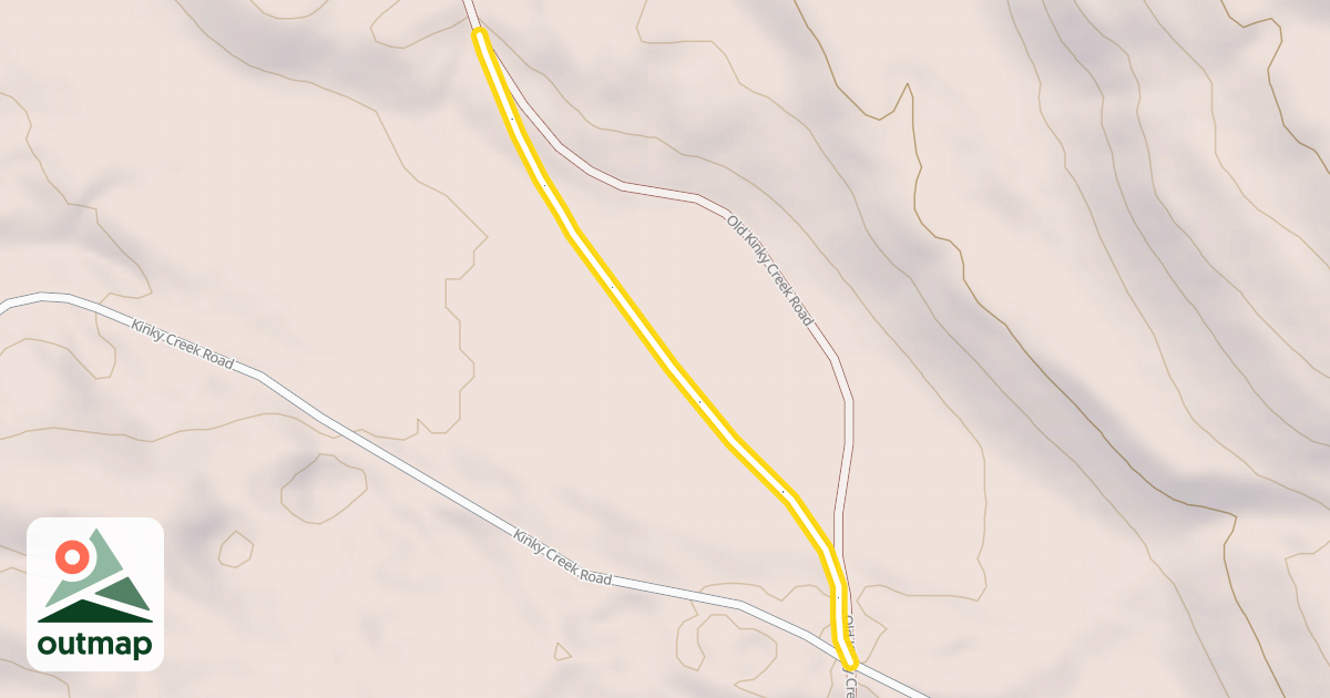 Map of R Snowmobile Trail