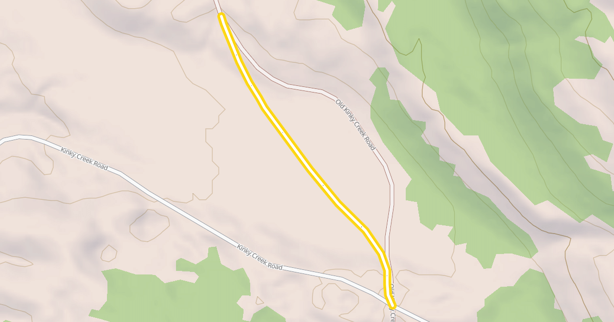 Map preview of R Snowmobile Trail
