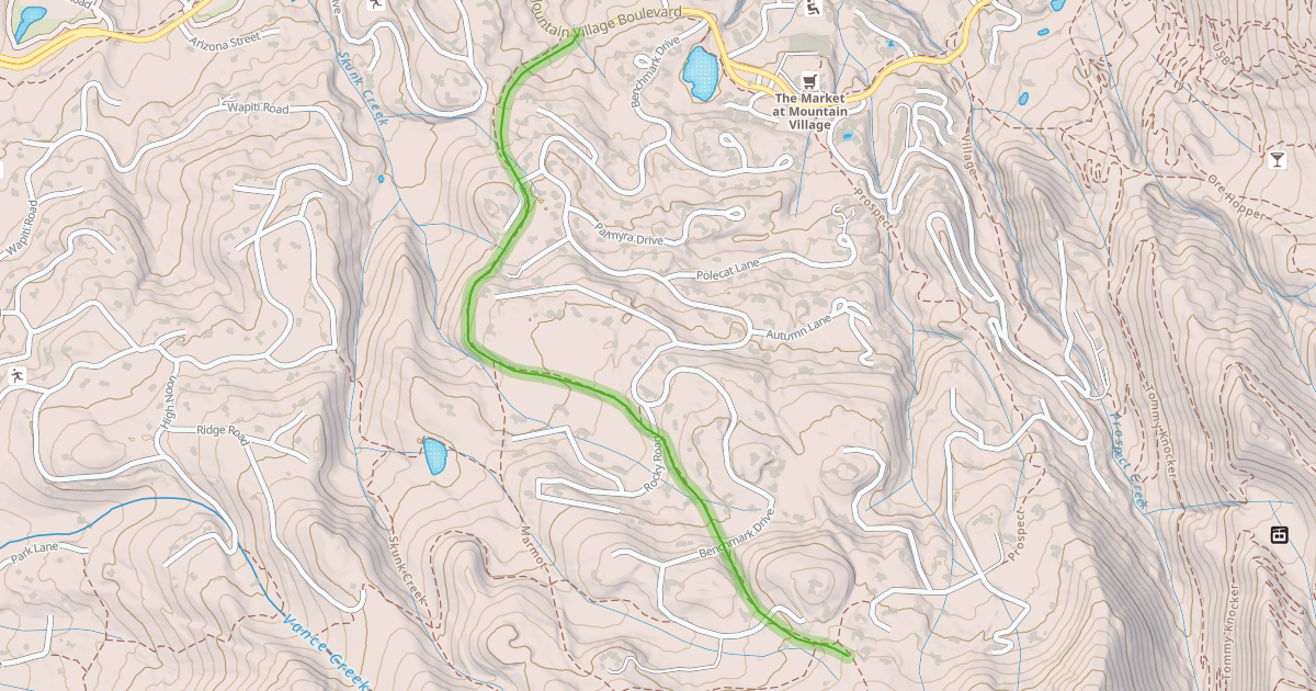 Map preview of Lower Galloping Goose