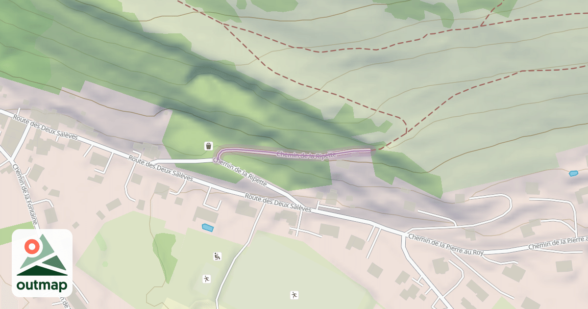 Map of Chemin de la Ripette