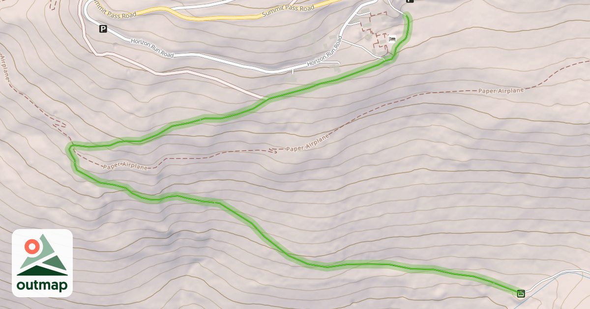 Map of Horizon Run