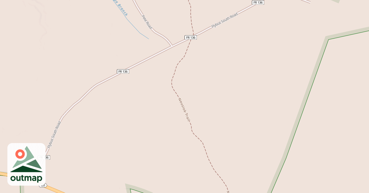 Map of FLYBUS SOUTH