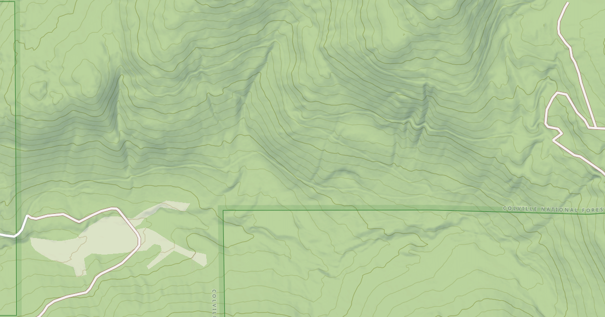 Map preview of USFS Motor Vehicle Use Map Roads {072D0E5A-A916-4532-B94F-43925A6ACBA0}