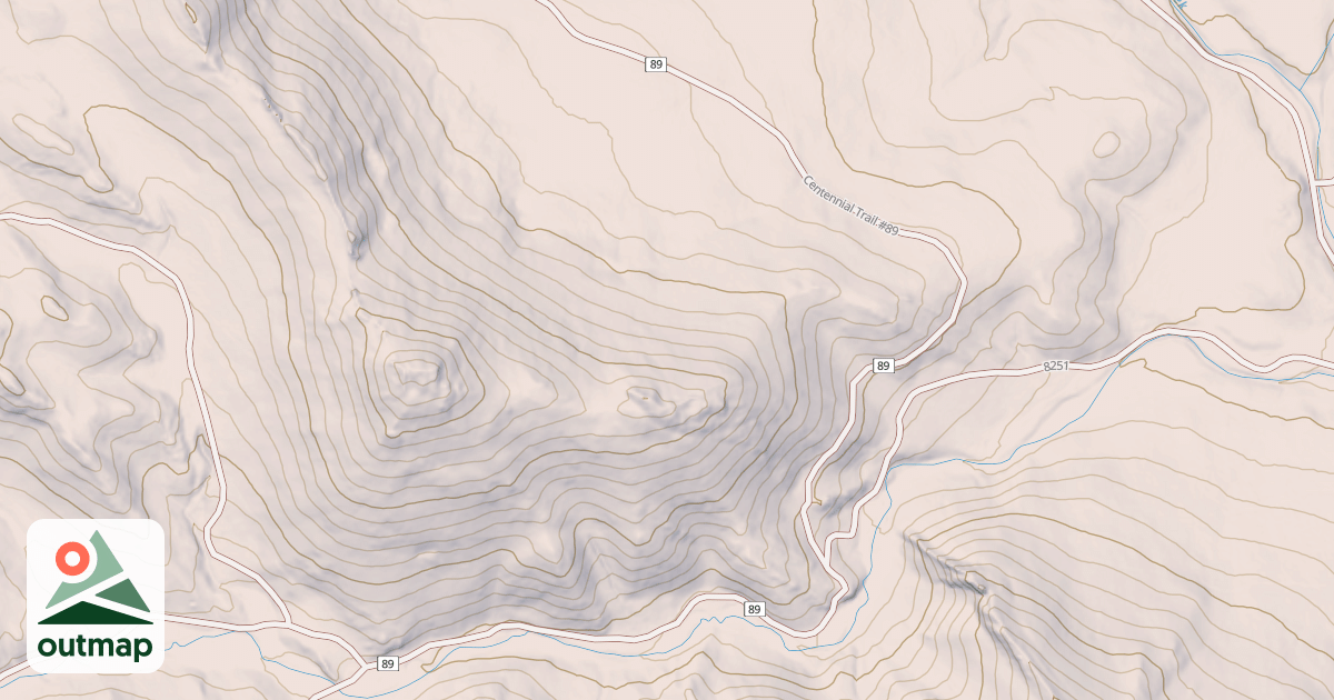 Map of Centennial On Northern Hills
