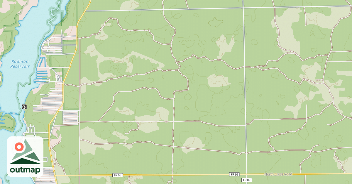 Map of USFS Motor Vehicle Use Map Roads {05C6FF5F-2249-4D26-97E2-844CAA6D5929}
